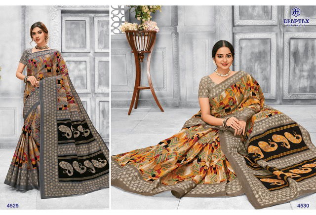 Deeptex Mother India 45 Daily Wear Wholesale Cotton Saree Collection